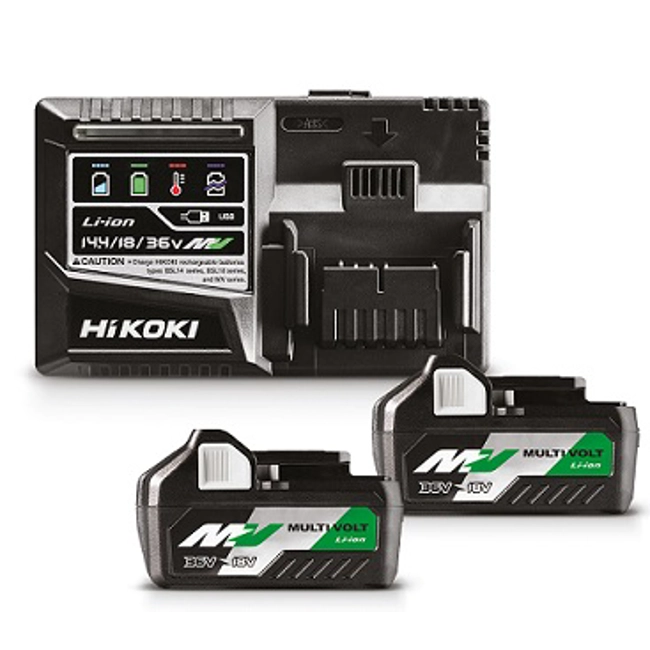 Vendita online Booster pack n.2 batterie BSL36A18X + caricabatterie UC18YSL3